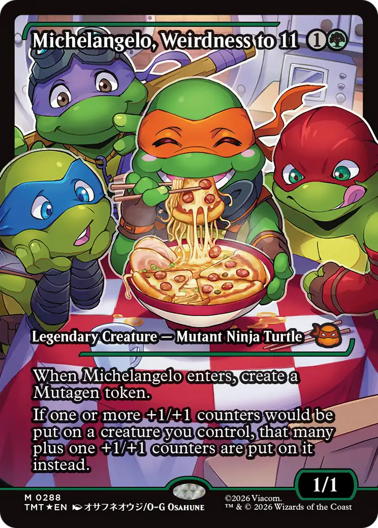 Michelangelo, Weirdness to 11 (Showcase) [Teenage Mutant Ninja Turtles] | Impulse Games and Hobbies