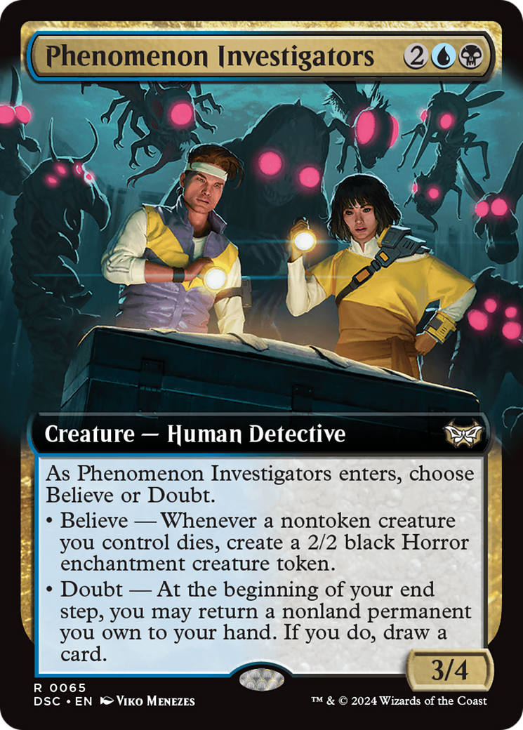 Phenomenon Investigators (Extended Art) [Duskmourn: House of Horror Commander] | Impulse Games and Hobbies