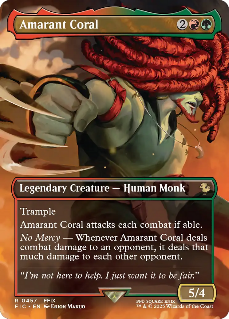 Amarant Coral (Borderless) [FINAL FANTASY Commander] | Impulse Games and Hobbies