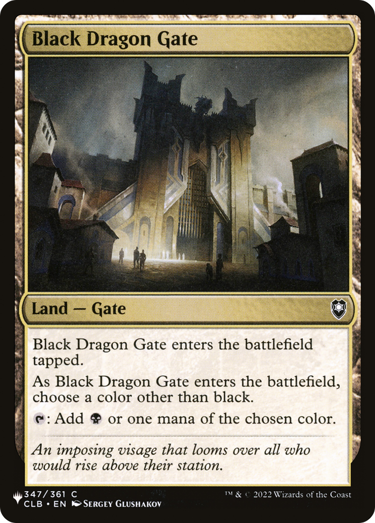 Black Dragon Gate [The List] | Impulse Games and Hobbies