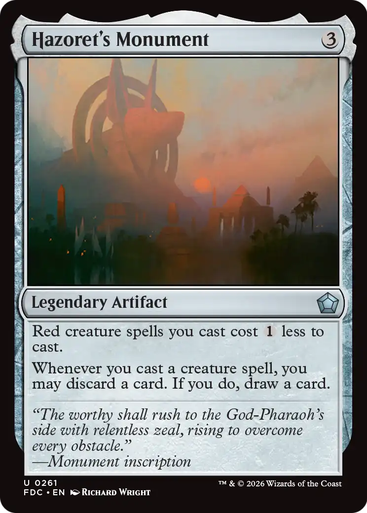 Hazoret's Monument [Foundations Commander] | Impulse Games and Hobbies