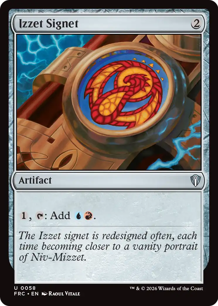 Izzet Signet [Reality Fracture Commander] | Impulse Games and Hobbies