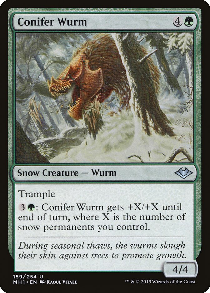 Conifer Wurm [Modern Horizons] | Impulse Games and Hobbies