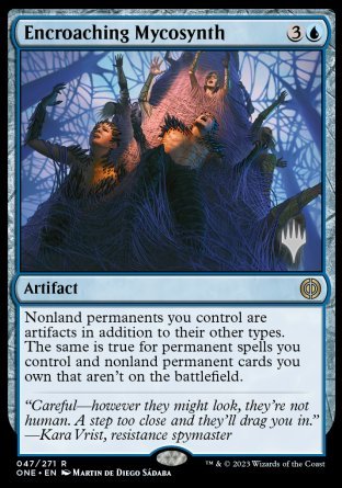 Encroaching Mycosynth (Promo Pack) [Phyrexia: All Will Be One Promos] | Impulse Games and Hobbies