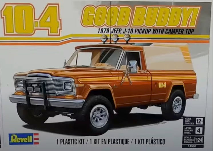 Revell - Good Buddy 1979 Jeep J-10 Pickup w/Camper Top (1/24) | Impulse Games and Hobbies