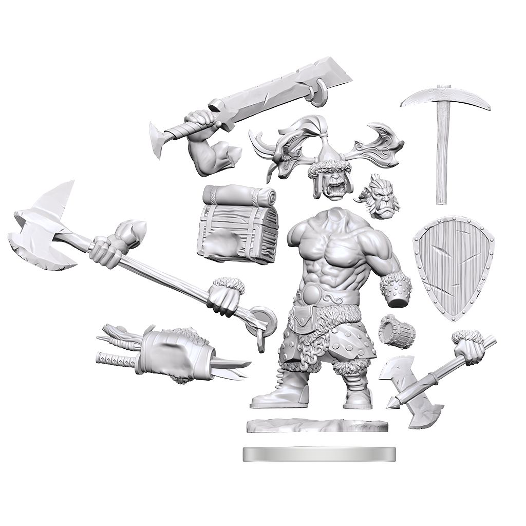 DND FRAMEWORKS: ORC BARBARIAN MALE | Impulse Games and Hobbies