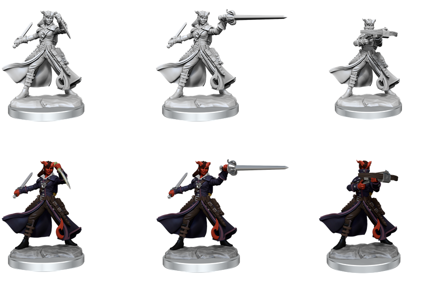 DND FRAMEWORKS: TIEFLING ROGUE FEMALE | Impulse Games and Hobbies