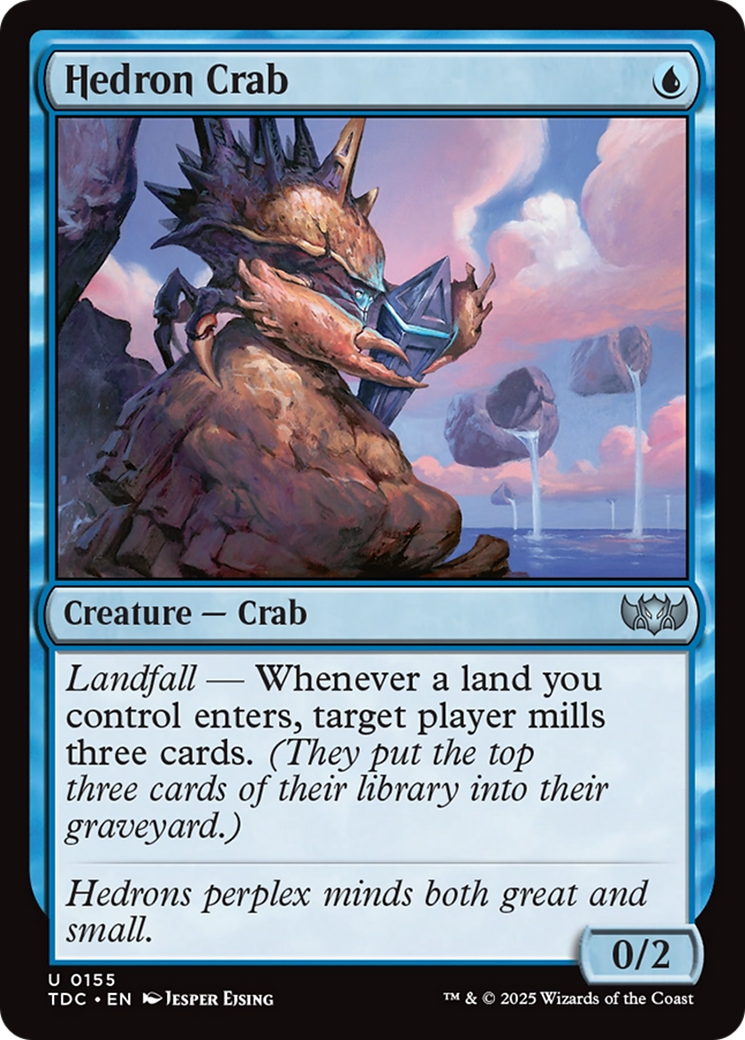 Hedron Crab [Tarkir: Dragonstorm Commander] | Impulse Games and Hobbies