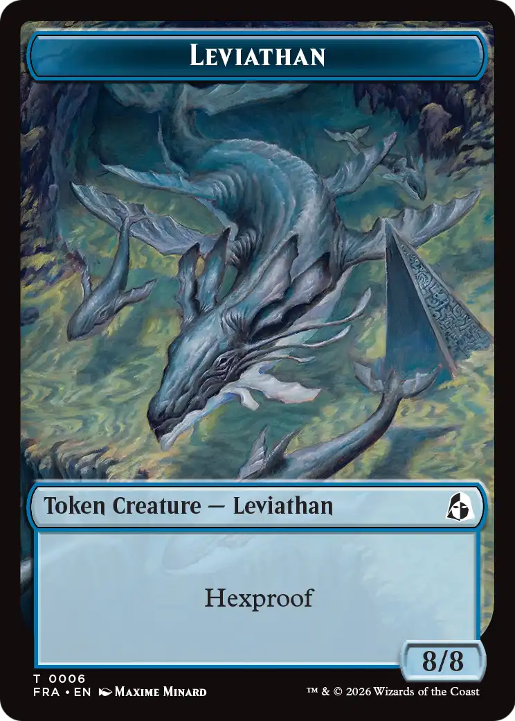 Leviathan // Beast Double-Sided Token [Reality Fracture Tokens] | Impulse Games and Hobbies