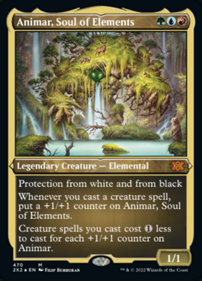 Animar, Soul of Elements (Foil Etched) [Double Masters 2022] | Impulse Games and Hobbies