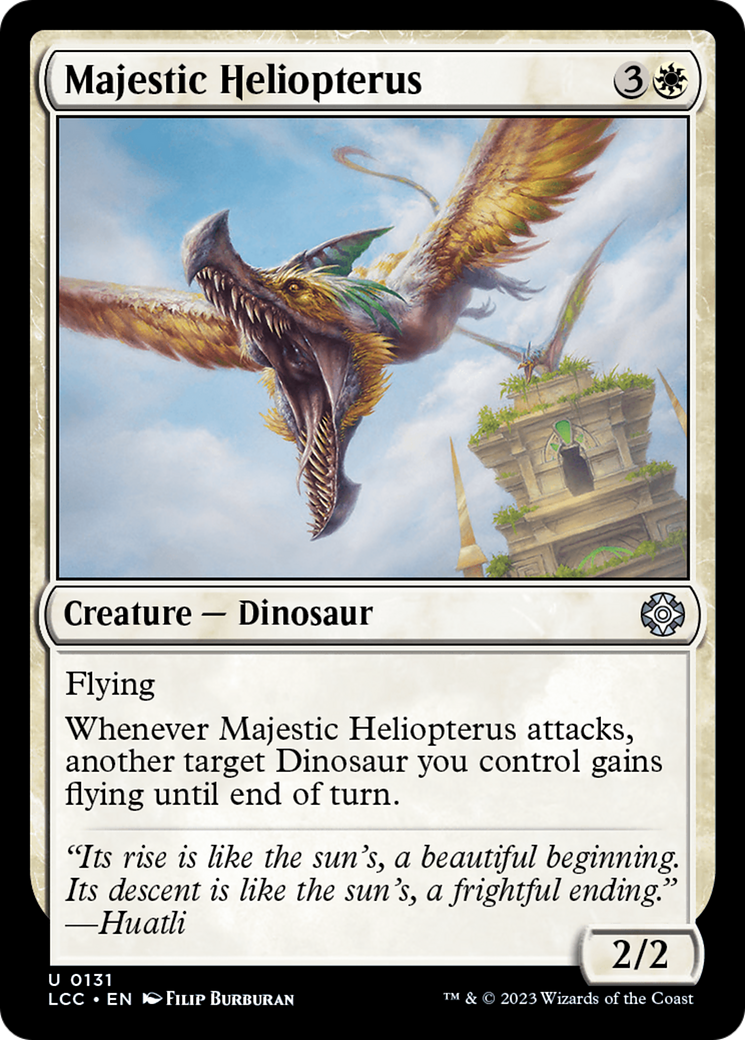 Majestic Heliopterus [The Lost Caverns of Ixalan Commander] | Impulse Games and Hobbies