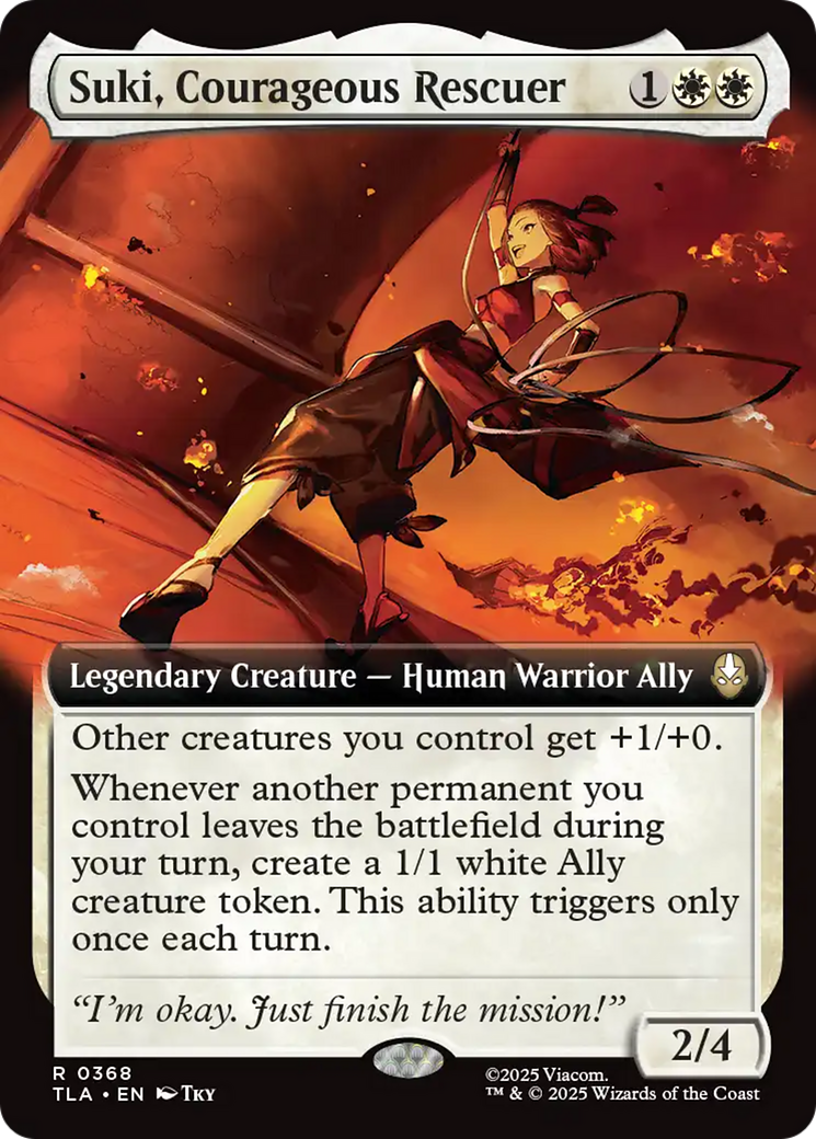 Suki, Courageous Rescuer (Extended Art) [Avatar: The Last Airbender] | Impulse Games and Hobbies