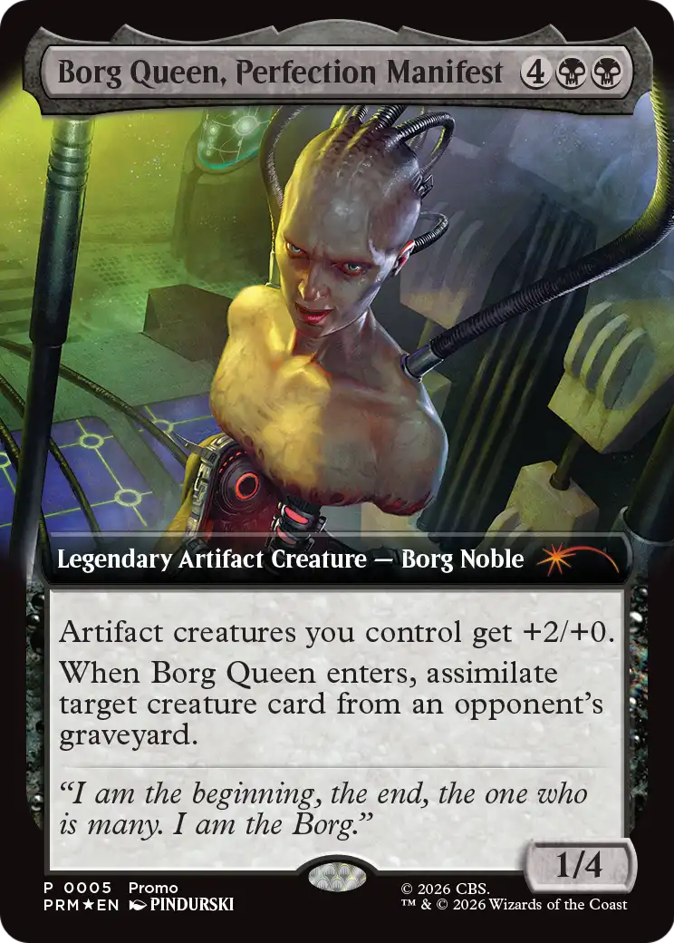 Borg Queen, Perfection Manifest (Extended Art) [Star Trek Promos] | Impulse Games and Hobbies