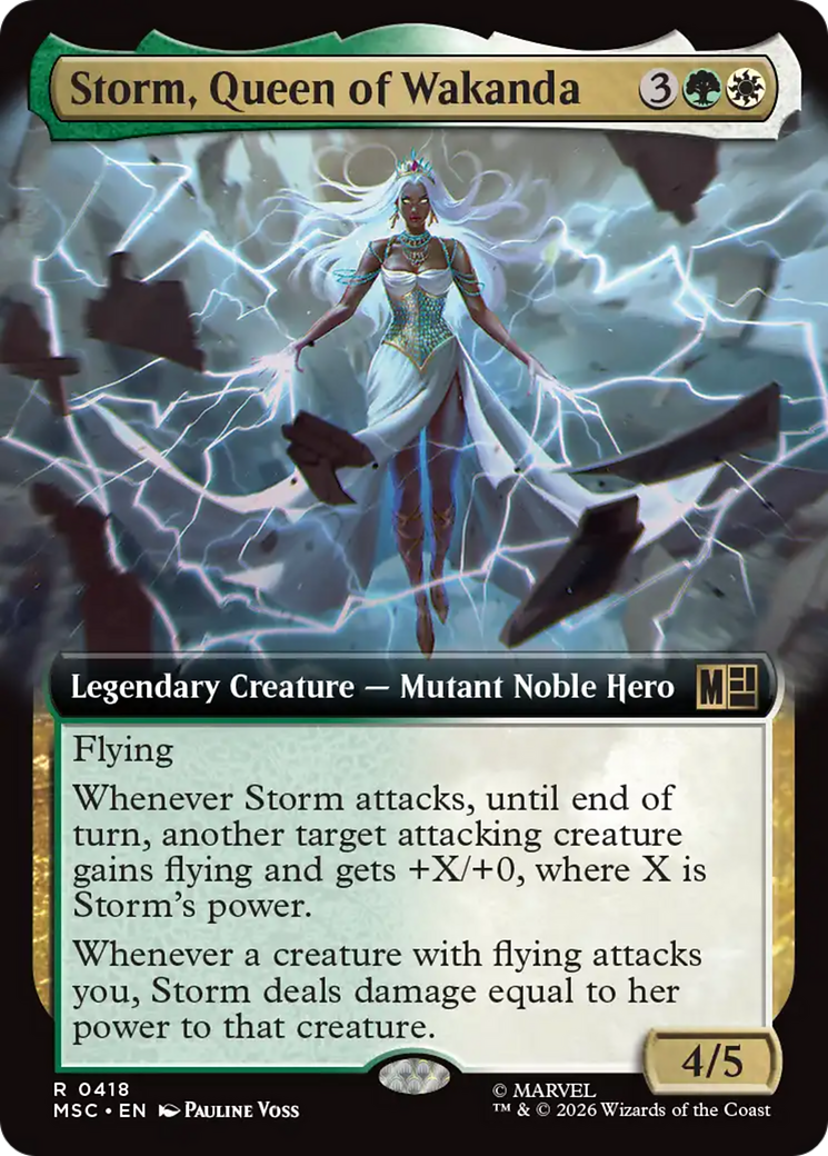 Storm, Queen of Wakanda (Extended Art) [Marvel Super Heroes Commander] | Impulse Games and Hobbies