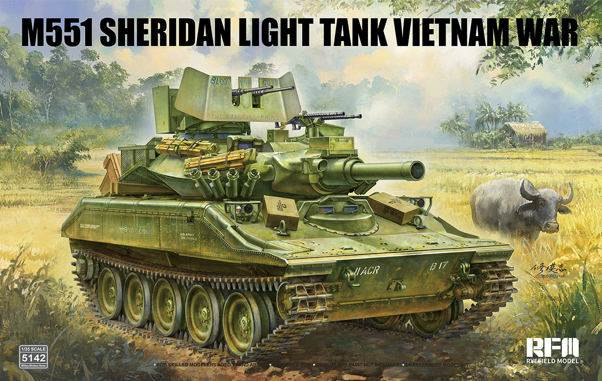 RFM M551 Light Tank Sheridan Vietnam War (1/35) | Impulse Games and Hobbies