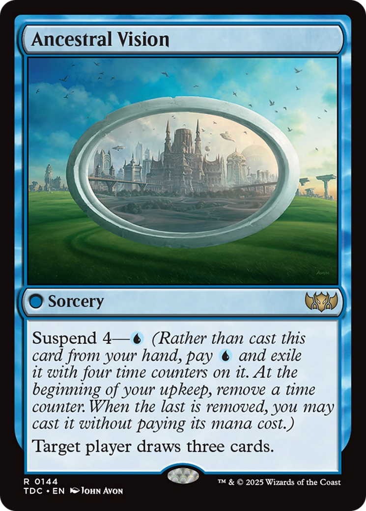 Ancestral Vision [Tarkir: Dragonstorm Commander] | Impulse Games and Hobbies