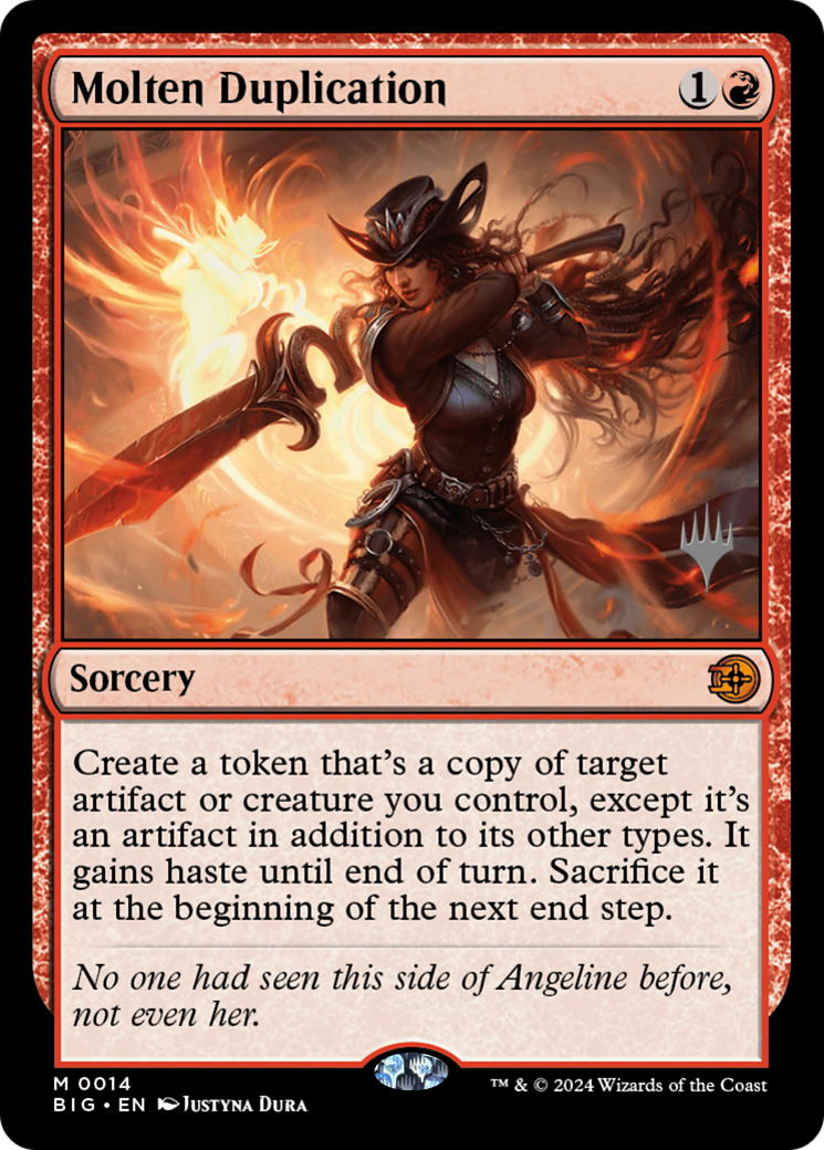 Molten Duplication [Outlaws of Thunder Junction: The Big Score Promos] | Impulse Games and Hobbies