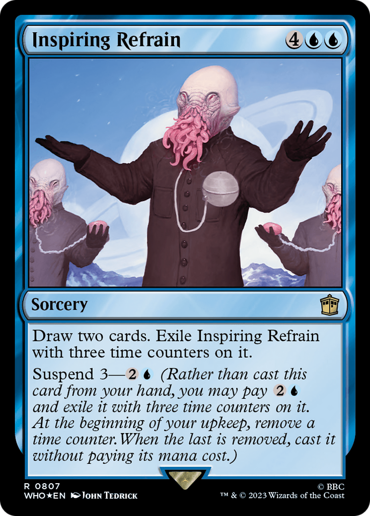 Inspiring Refrain (Surge Foil) [Doctor Who] | Impulse Games and Hobbies