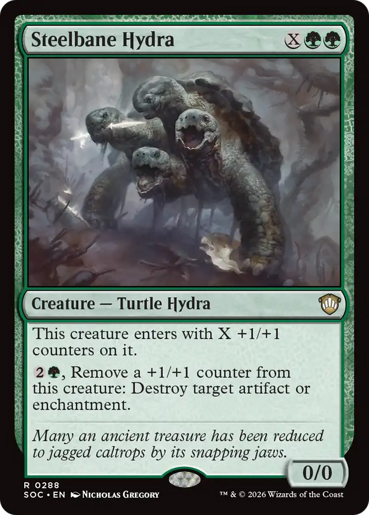 Steelbane Hydra [Secrets of Strixhaven Commander] | Impulse Games and Hobbies