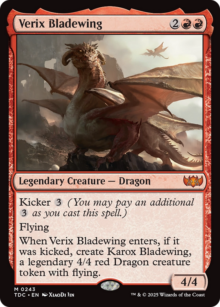 Verix Bladewing [Tarkir: Dragonstorm Commander] | Impulse Games and Hobbies