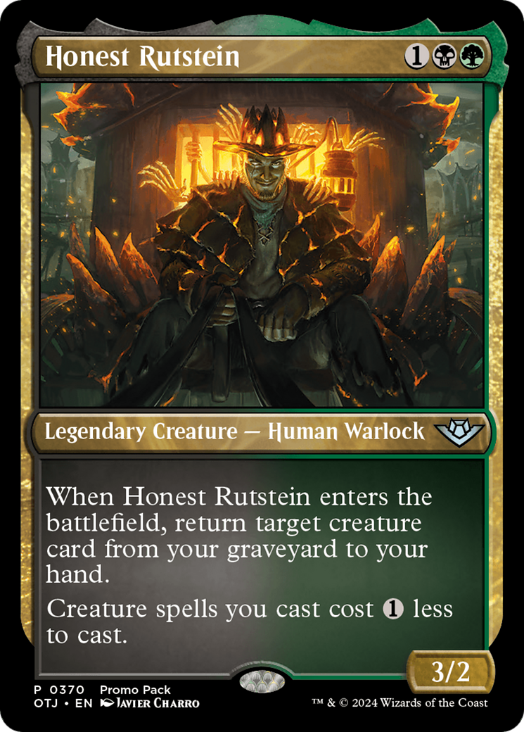 Honest Rutstein (Promo Pack) [Outlaws of Thunder Junction Promos] | Impulse Games and Hobbies