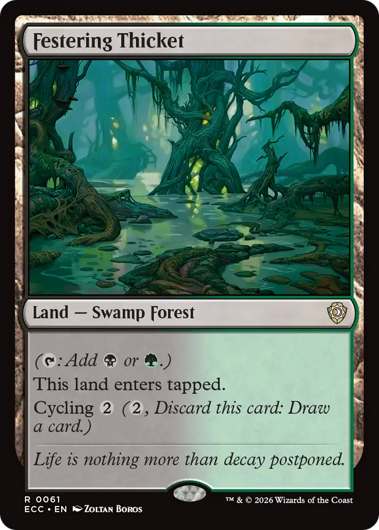 Festering Thicket [Lorwyn Eclipsed Commander] | Impulse Games and Hobbies