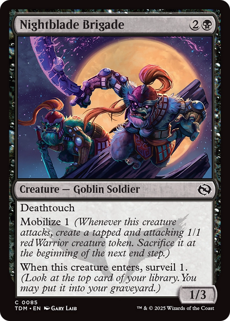 Nightblade Brigade [Tarkir: Dragonstorm] | Impulse Games and Hobbies