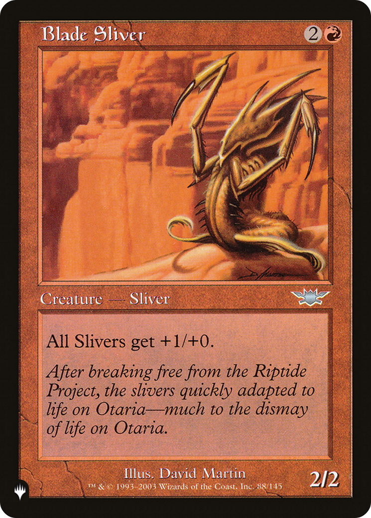 Blade Sliver [The List] | Impulse Games and Hobbies