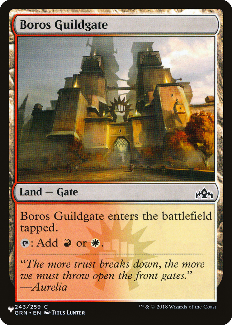 Boros Guildgate [The List] | Impulse Games and Hobbies