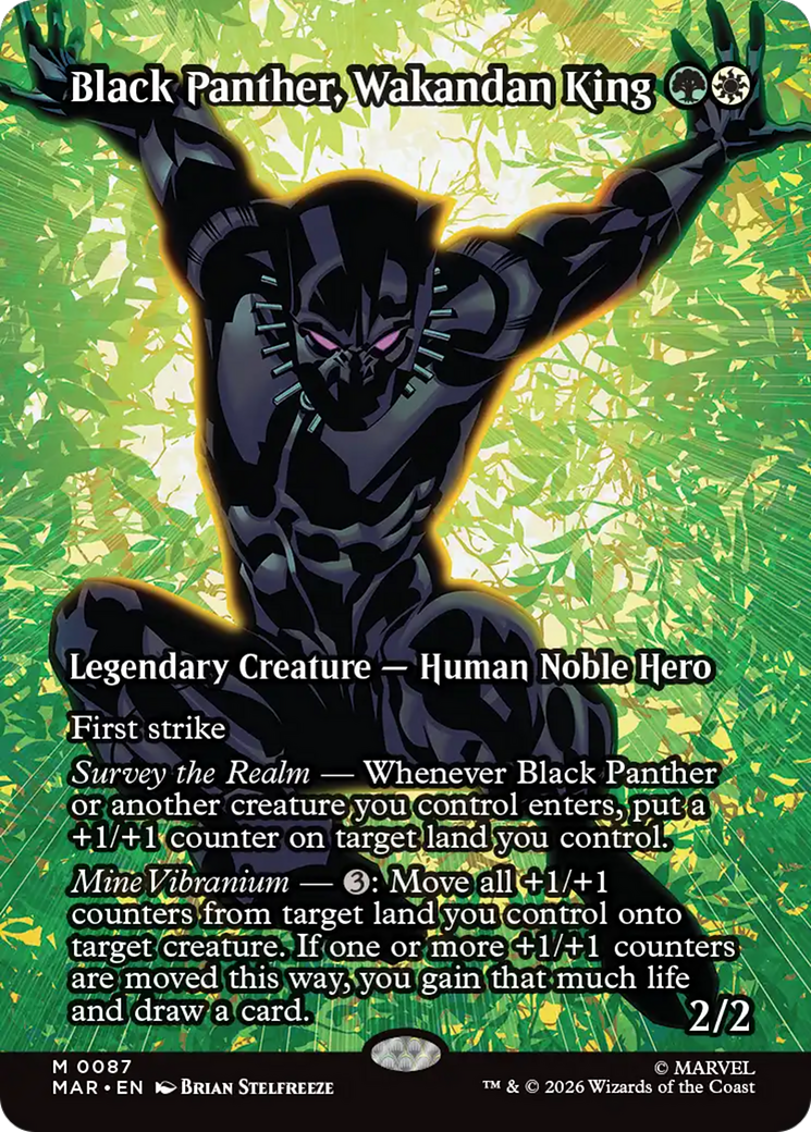 Black Panther, Wakandan King (Borderless) [Marvel Universe: Eternal-Legal] | Impulse Games and Hobbies