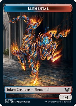 Elemental // Pest Double-Sided Token [Strixhaven: School of Mages Tokens] | Impulse Games and Hobbies
