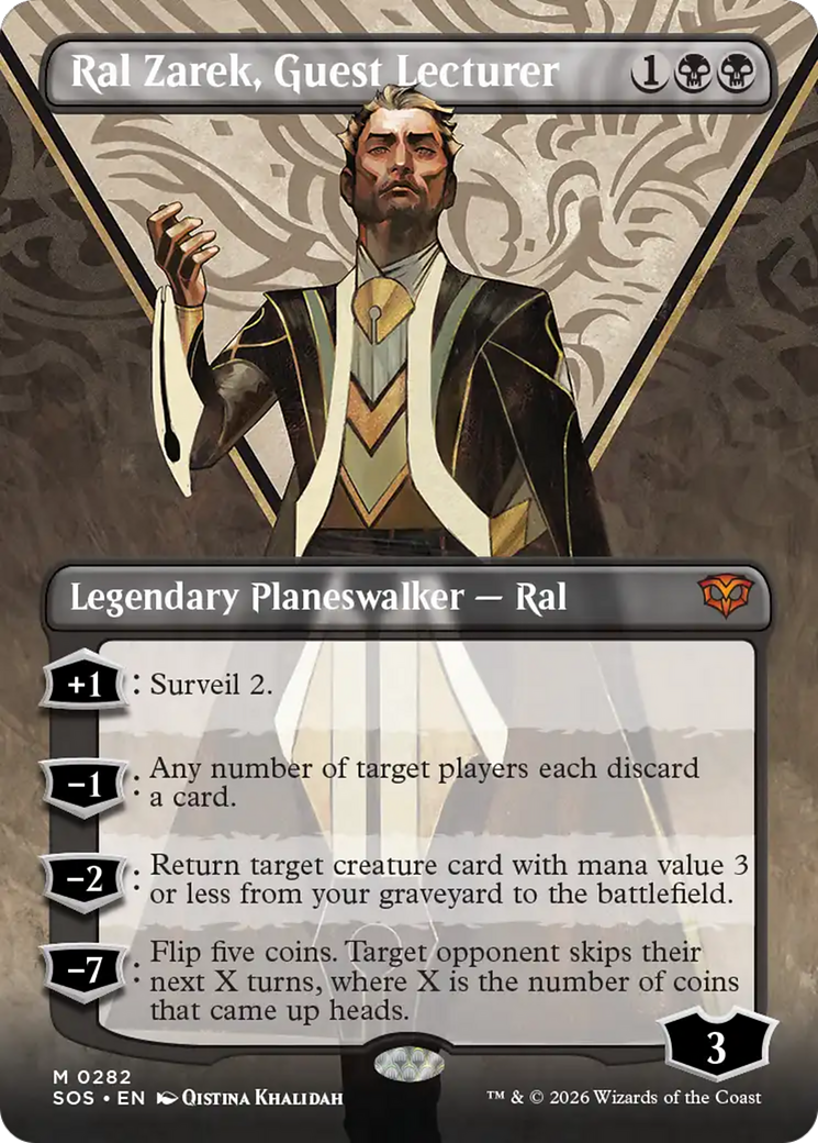 Ral Zarek, Guest Lecturer (Borderless) [Secrets of Strixhaven] | Impulse Games and Hobbies