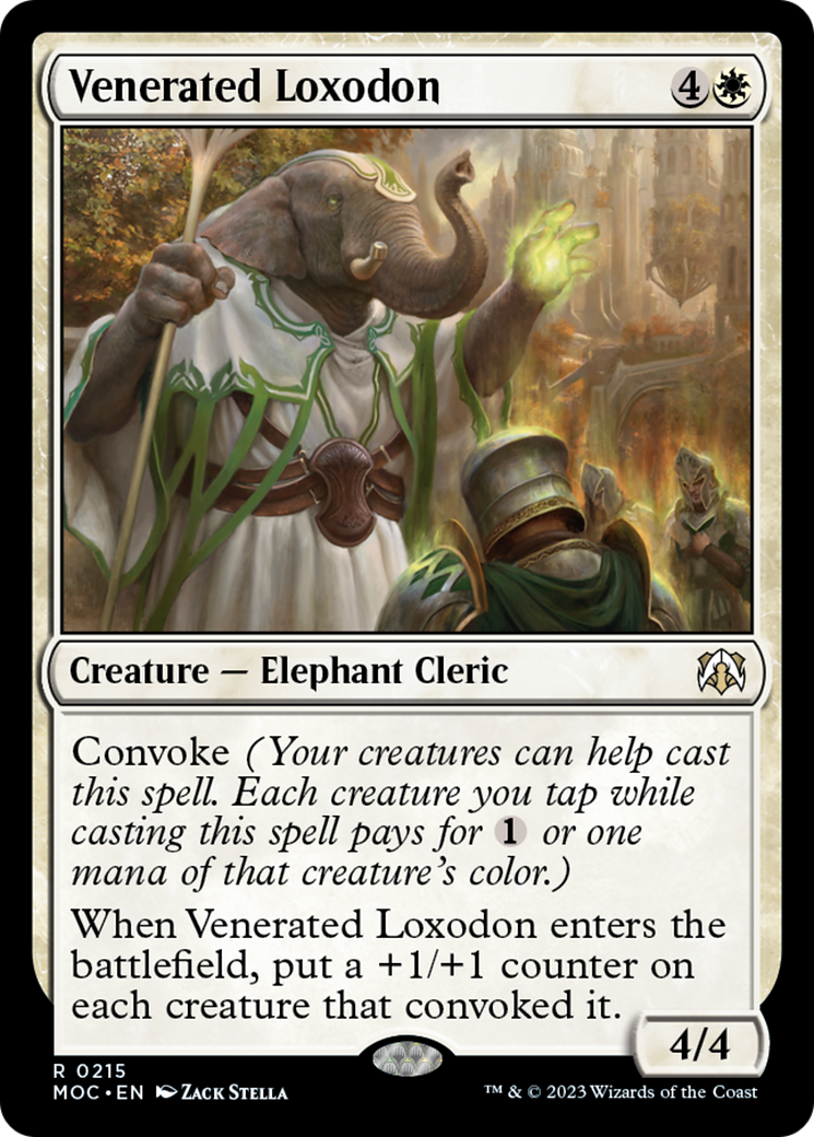 Venerated Loxodon [March of the Machine Commander] | Impulse Games and Hobbies