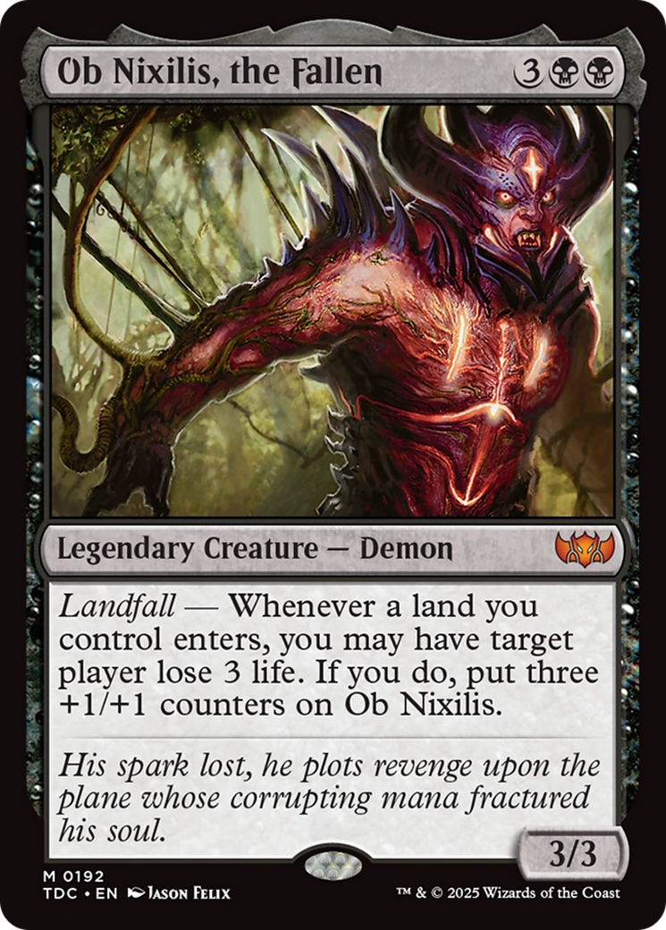 Ob Nixilis, the Fallen [Tarkir: Dragonstorm Commander] | Impulse Games and Hobbies