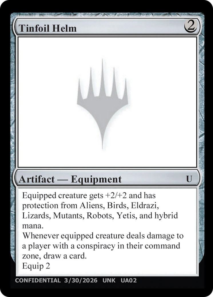 Tinfoil Helm [Unknown Event] | Impulse Games and Hobbies