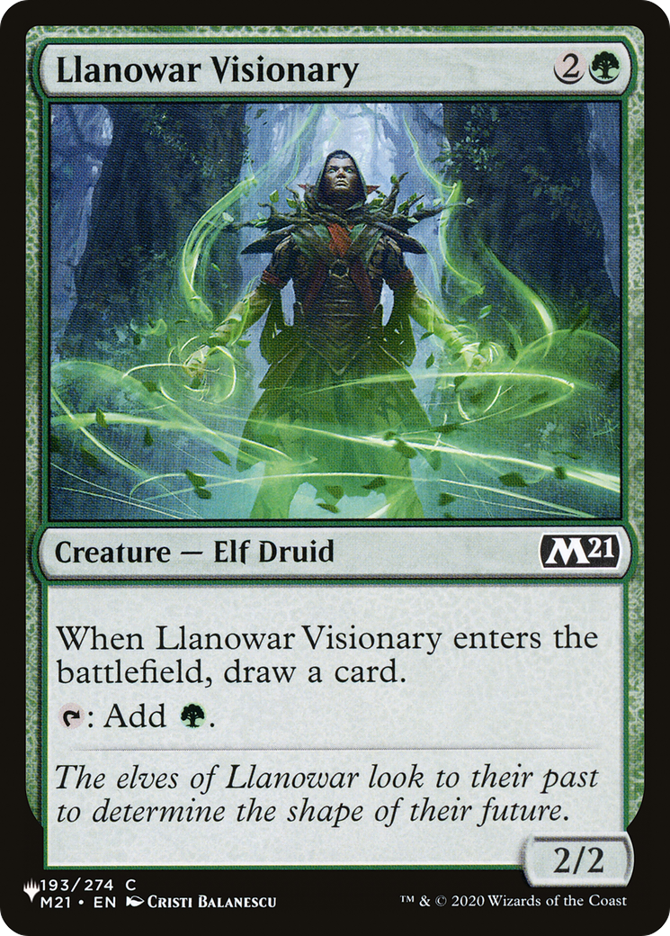 Llanowar Visionary [The List Reprints] | Impulse Games and Hobbies