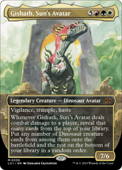 Gishath, Sun's Avatar (Borderless) [The Lost Caverns of Ixalan] | Impulse Games and Hobbies