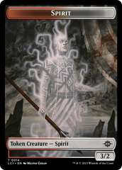 Fungus Dinosaur // Spirit Double-Sided Token [The Lost Caverns of Ixalan Tokens] | Impulse Games and Hobbies
