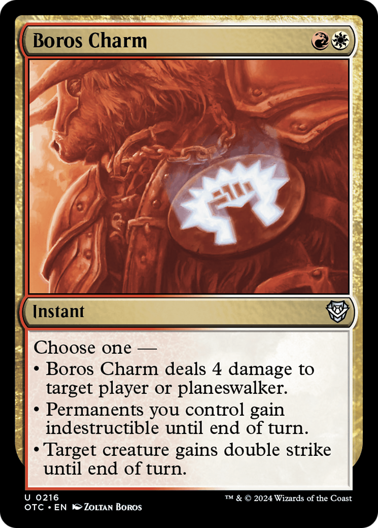 Boros Charm [Outlaws of Thunder Junction Commander] | Impulse Games and Hobbies