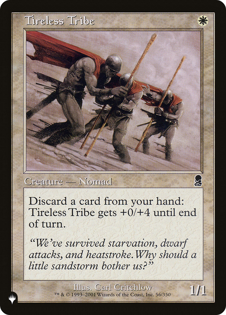 Tireless Tribe [The List Reprints] | Impulse Games and Hobbies