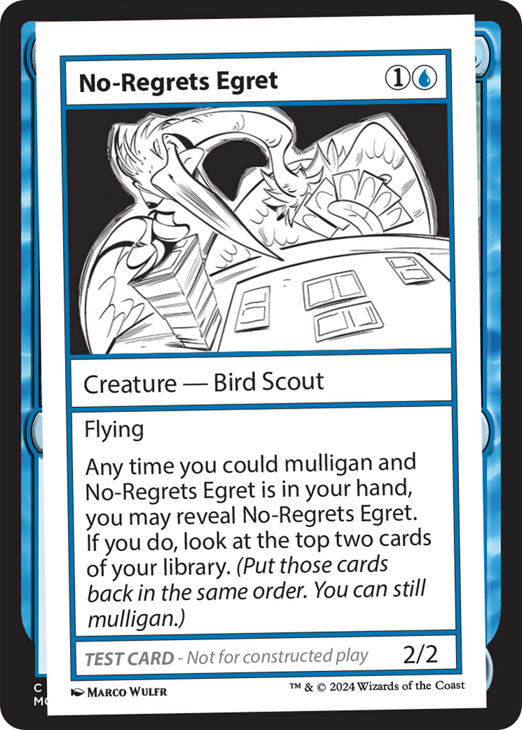 No-Regrets Egret [Mystery Booster 2 Playtest Cards] | Impulse Games and Hobbies