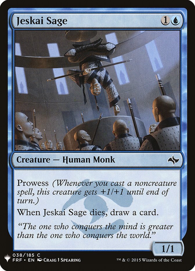 Jeskai Sage [Mystery Booster] | Impulse Games and Hobbies