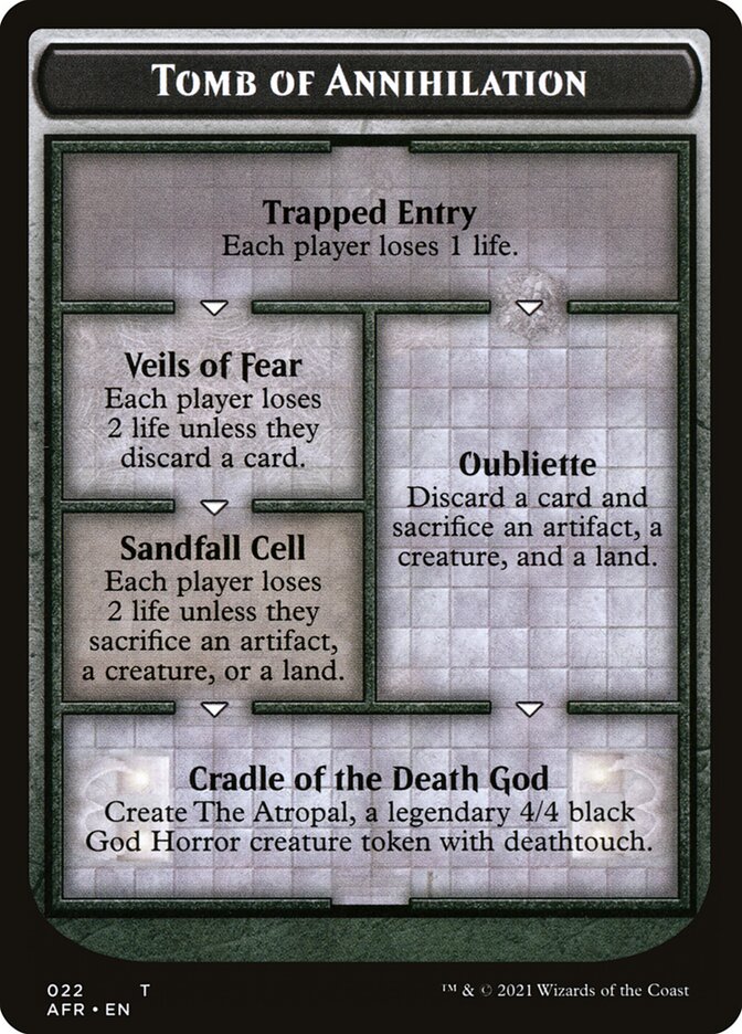 Dungeon of the Mad Mage // Tomb of Annihilation Double-Sided Token [Dungeons & Dragons: Adventures in the Forgotten Realms Tokens] | Impulse Games and Hobbies