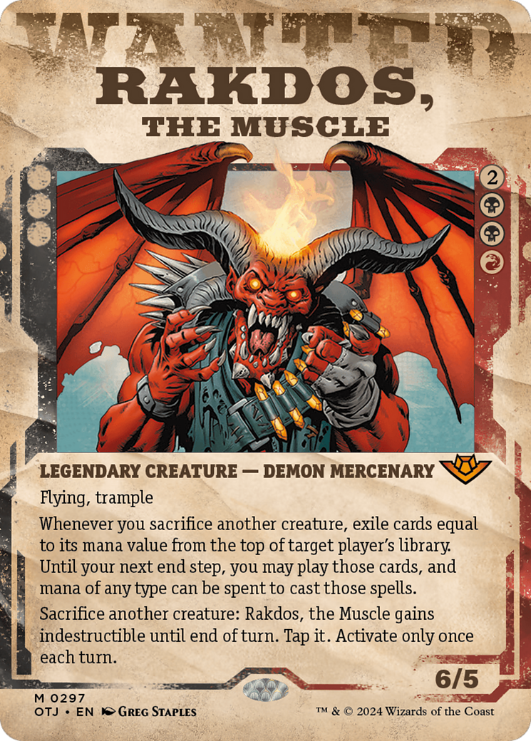 Rakdos, the Muscle (Showcase) [Outlaws of Thunder Junction] | Impulse Games and Hobbies