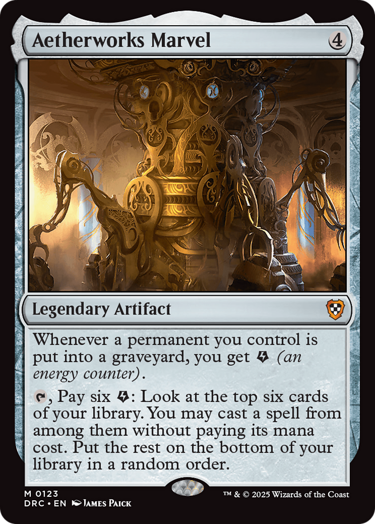 Aetherworks Marvel [Aetherdrift Commander] | Impulse Games and Hobbies