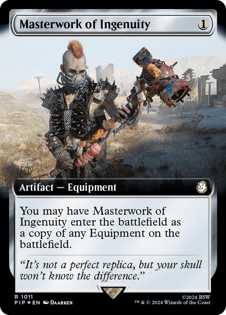 Masterwork of Ingenuity (Extended Art) (Surge Foil) [Fallout] | Impulse Games and Hobbies