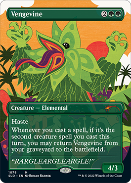 Vengevine (Borderless) [Secret Lair Drop Series] | Impulse Games and Hobbies