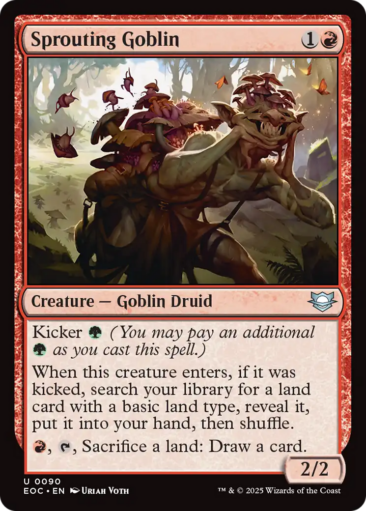 Sprouting Goblin [Edge of Eternities Commander] | Impulse Games and Hobbies