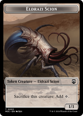 Eldrazi Spawn (Ripple Foil) // Eldrazi Scion Double-Sided Token [Modern Horizons 3 Commander Tokens] | Impulse Games and Hobbies