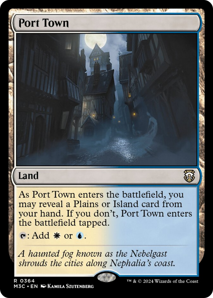 Port Town (Ripple Foil) [Modern Horizons 3 Commander] | Impulse Games and Hobbies